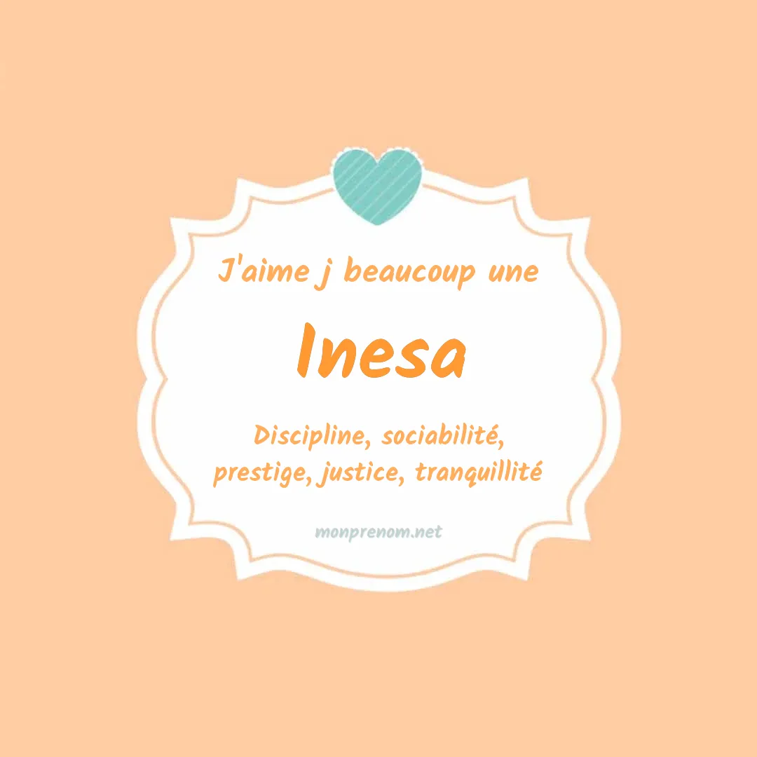 J'aime beaucoup Inesa