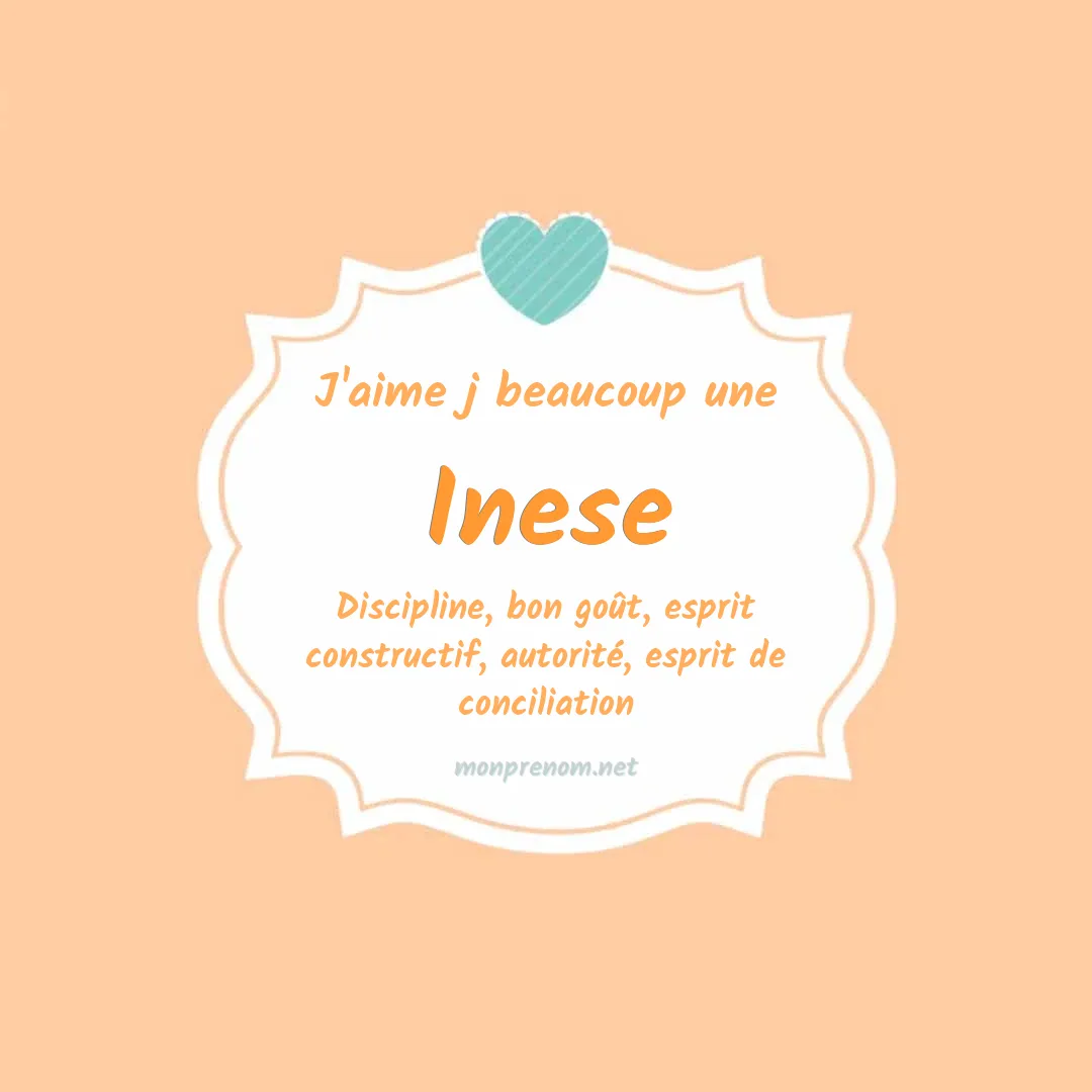 J'aime beaucoup Inese
