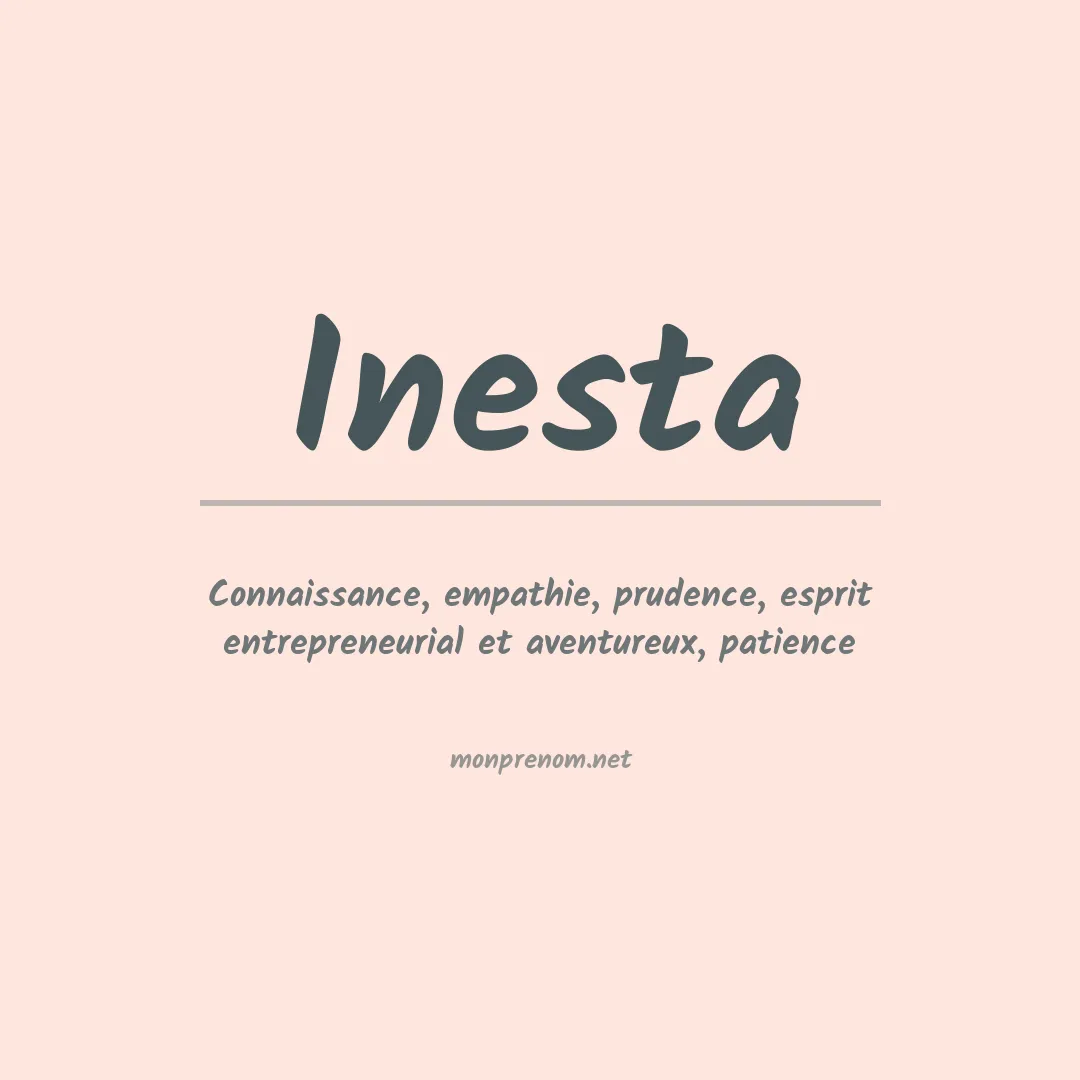 Signification du prénom Inesta