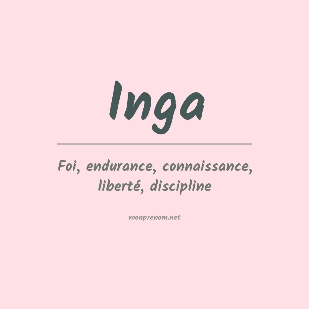 Prénom Inga