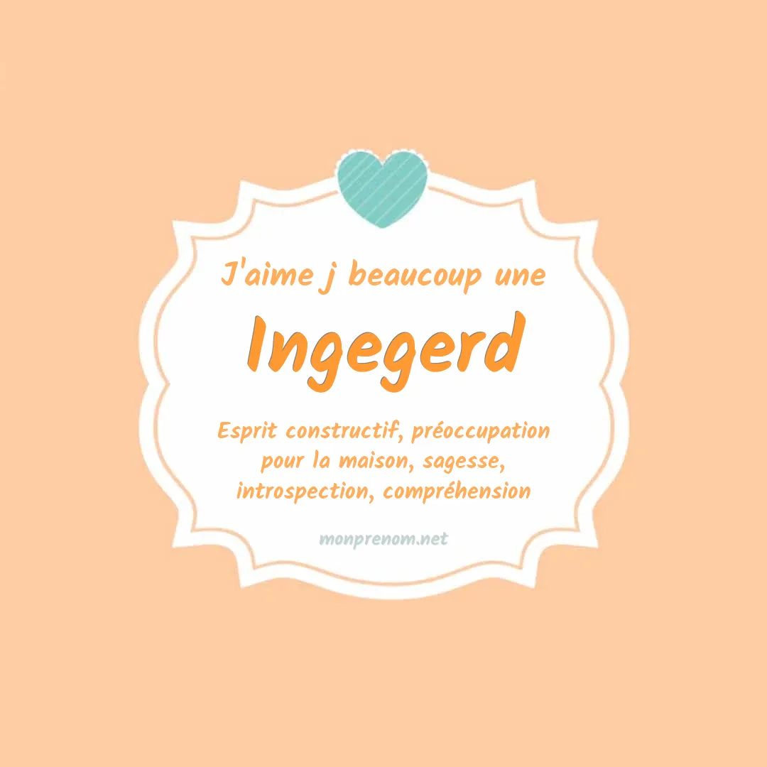 J'aime beaucoup Ingegerd