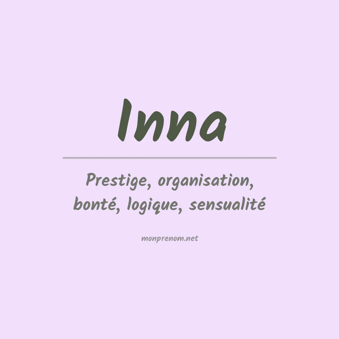Prénom Inna