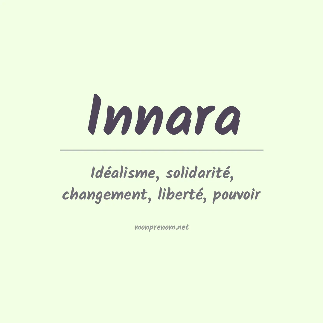 Prénom Innara