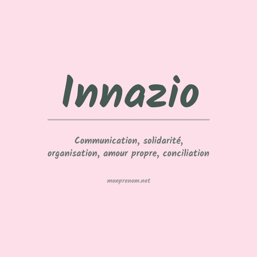 Prénom Innazio