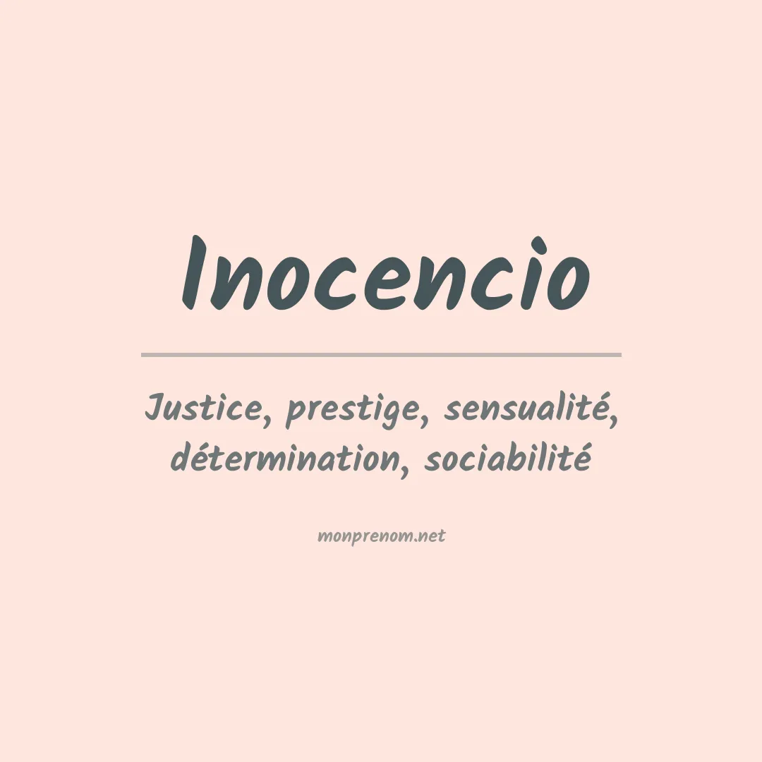 Prénom Inocencio