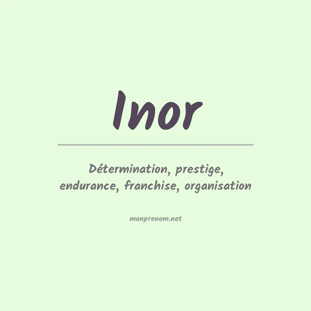 Prénom Inor