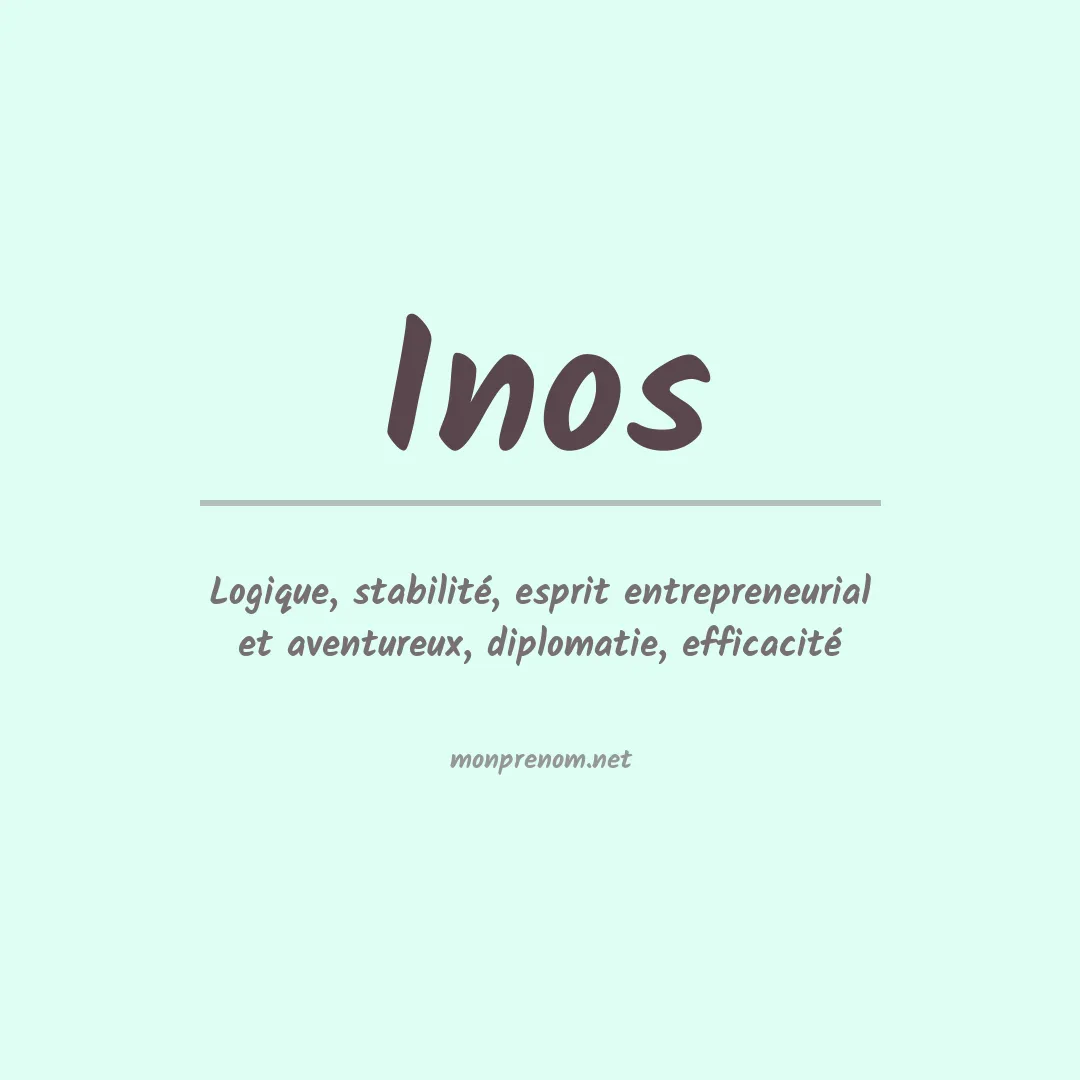 Prénom Inos