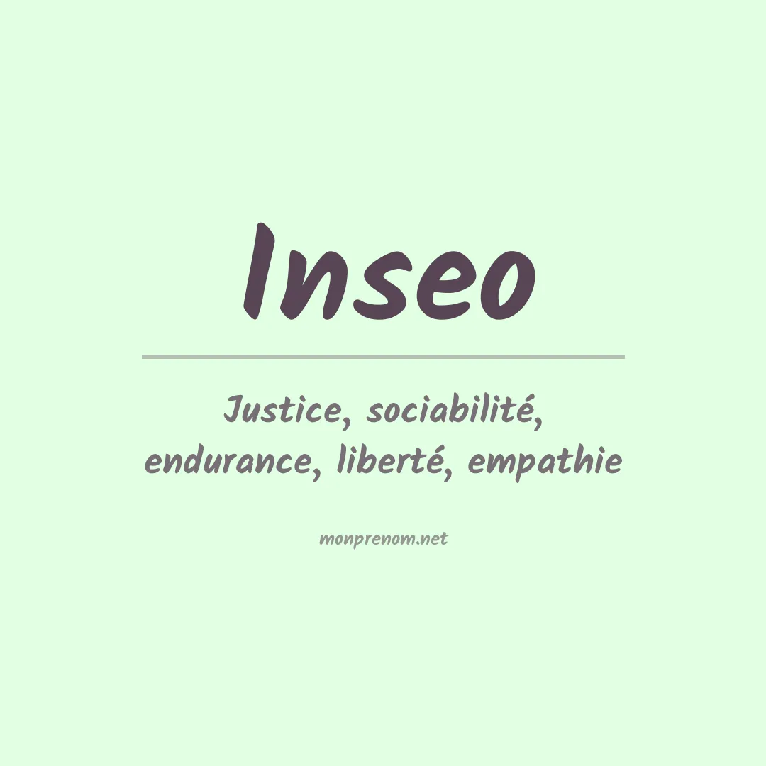 Prénom Inseo