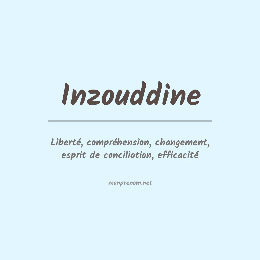 Prénom Inzouddine