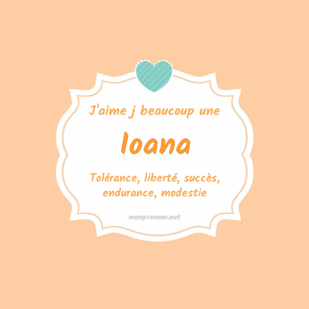 J'aime beaucoup Ioana