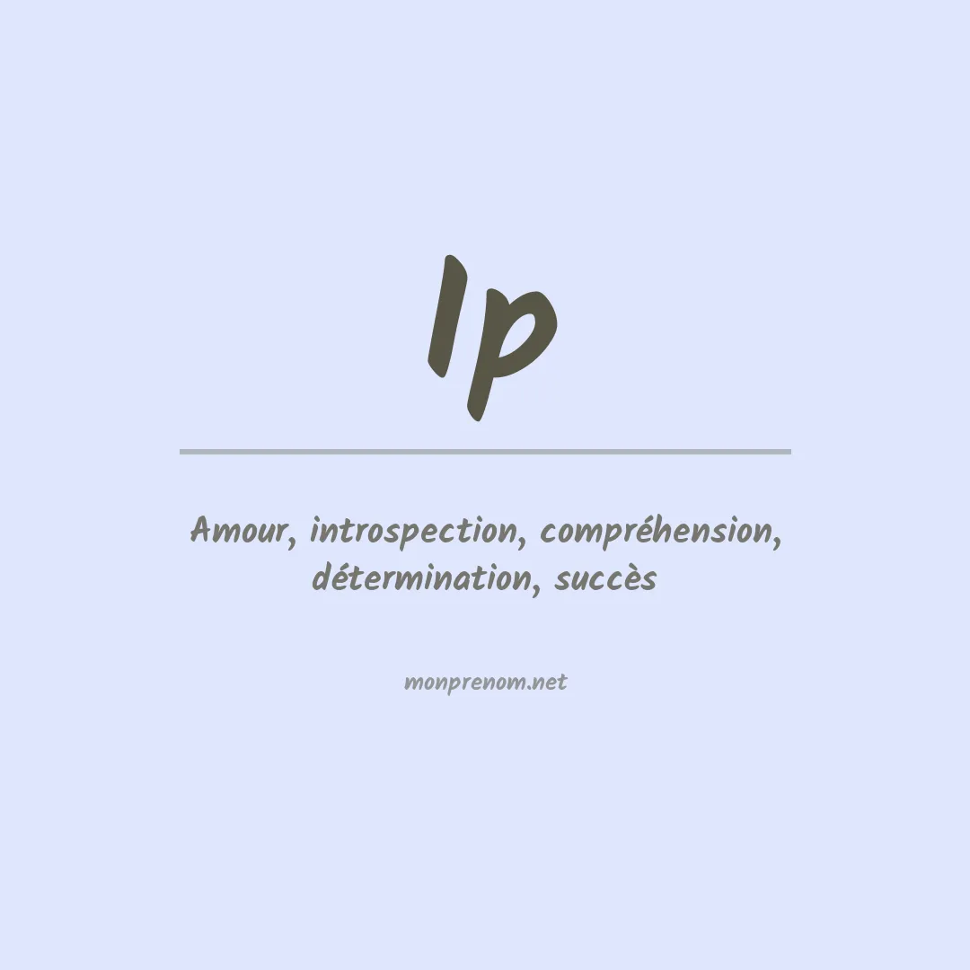 Prénom Ip