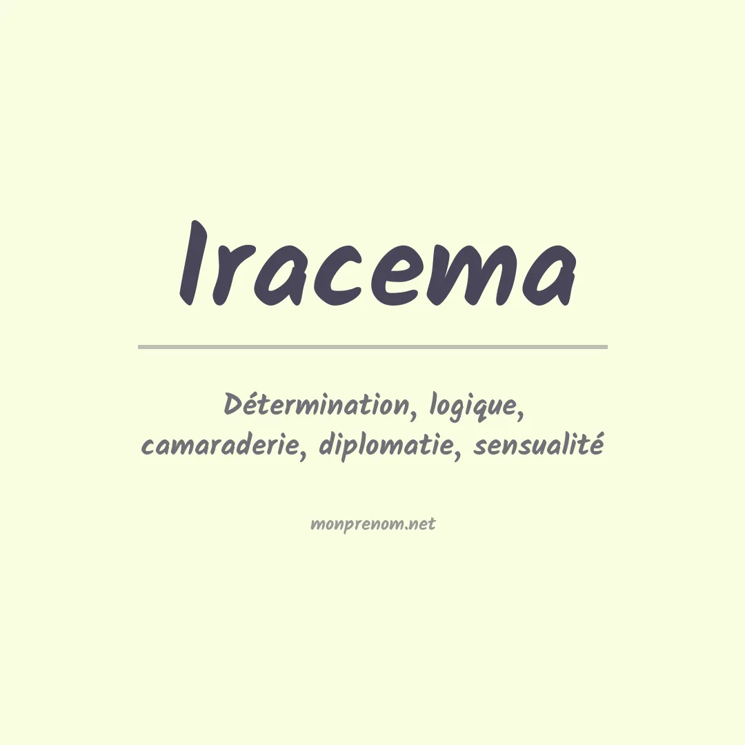 Prénom Iracema