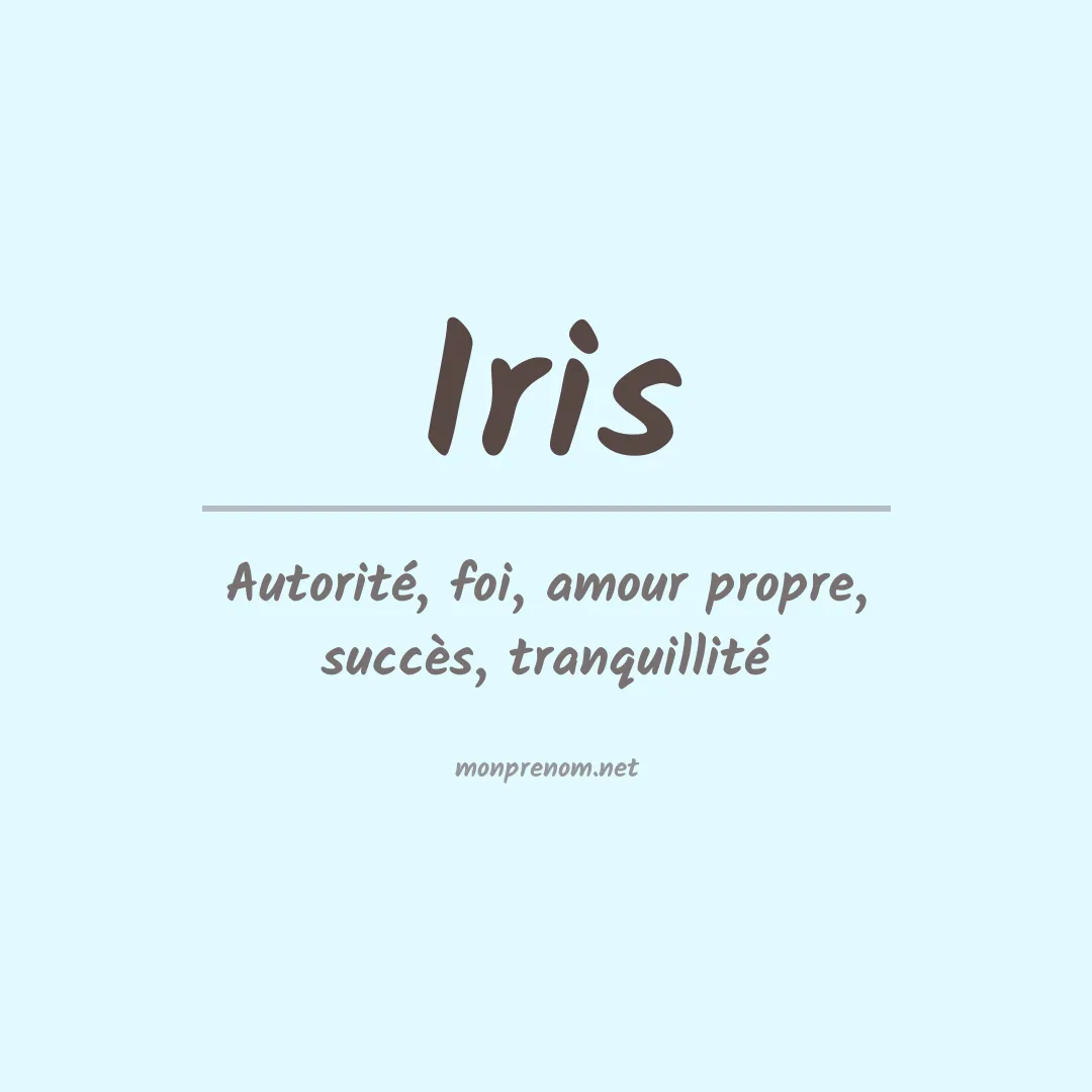 Prénom Iris