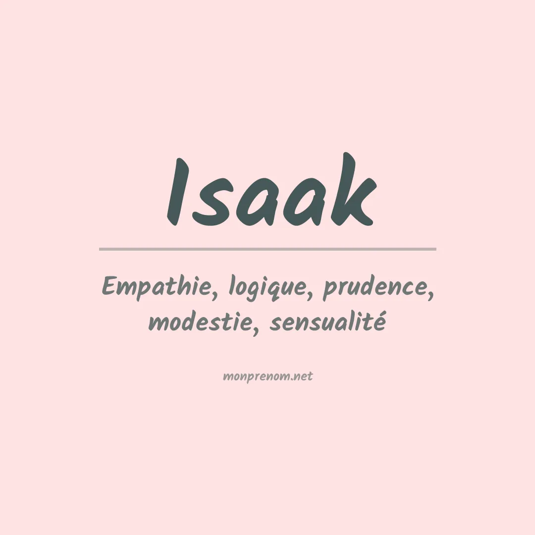 Prénom Isaak