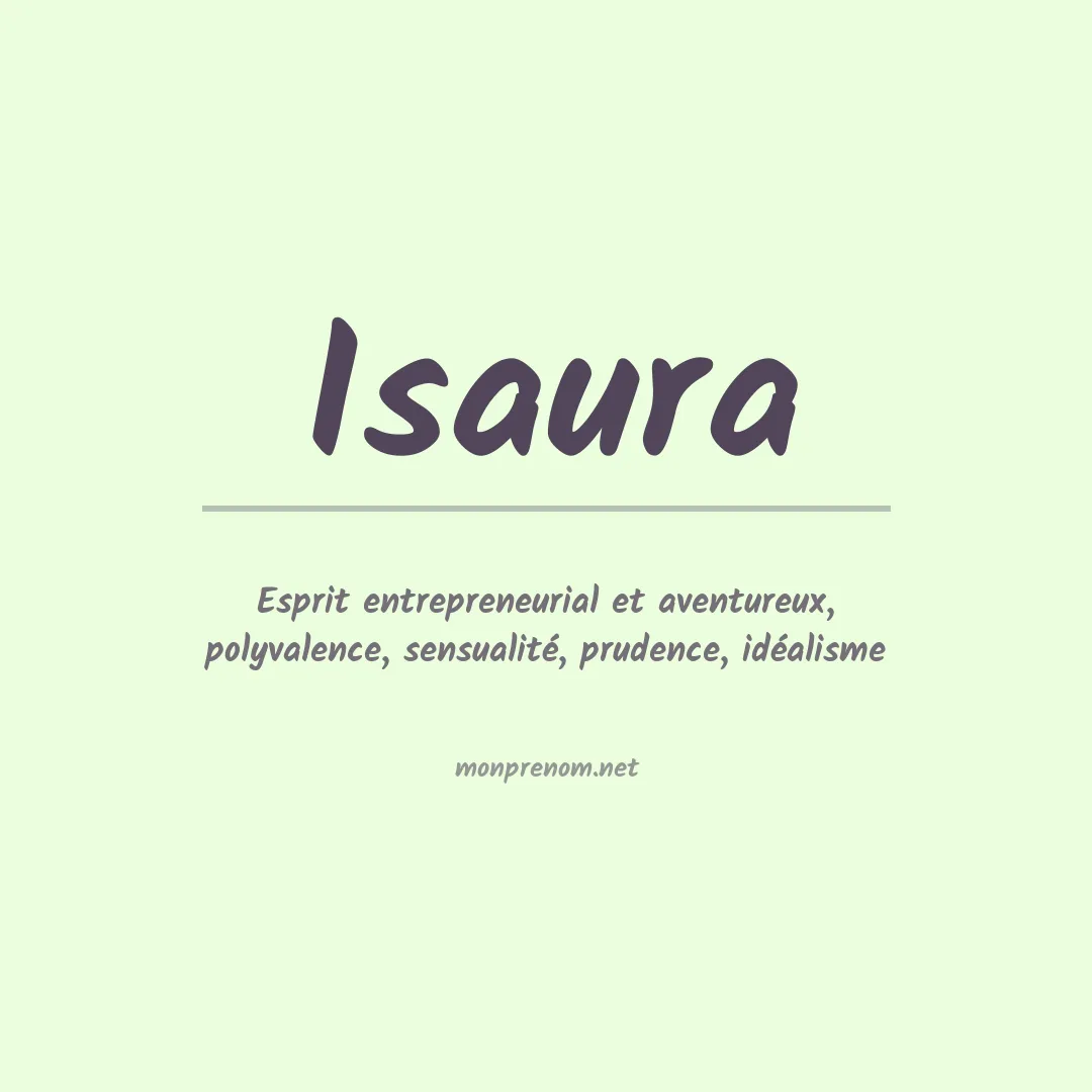 Prénom Isaura