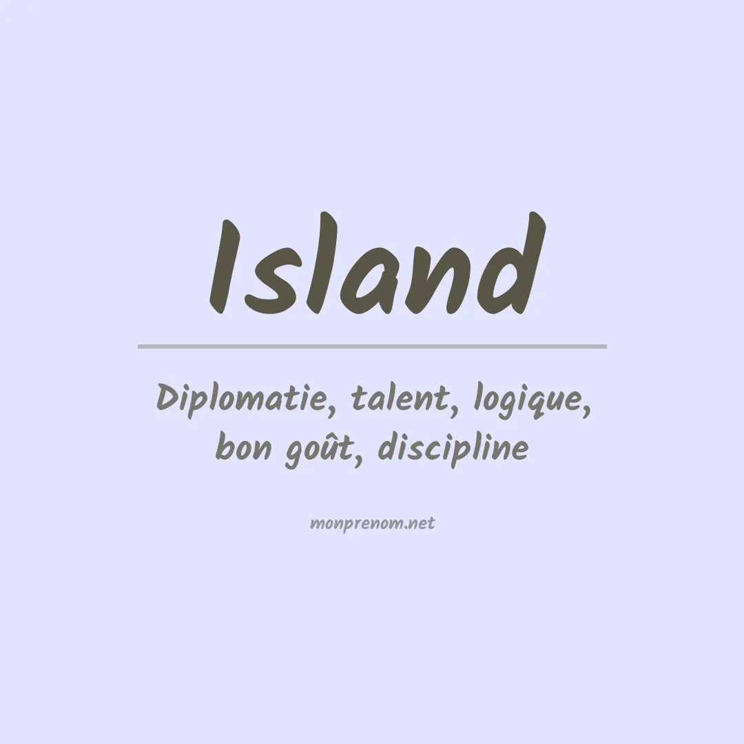 Prénom Island