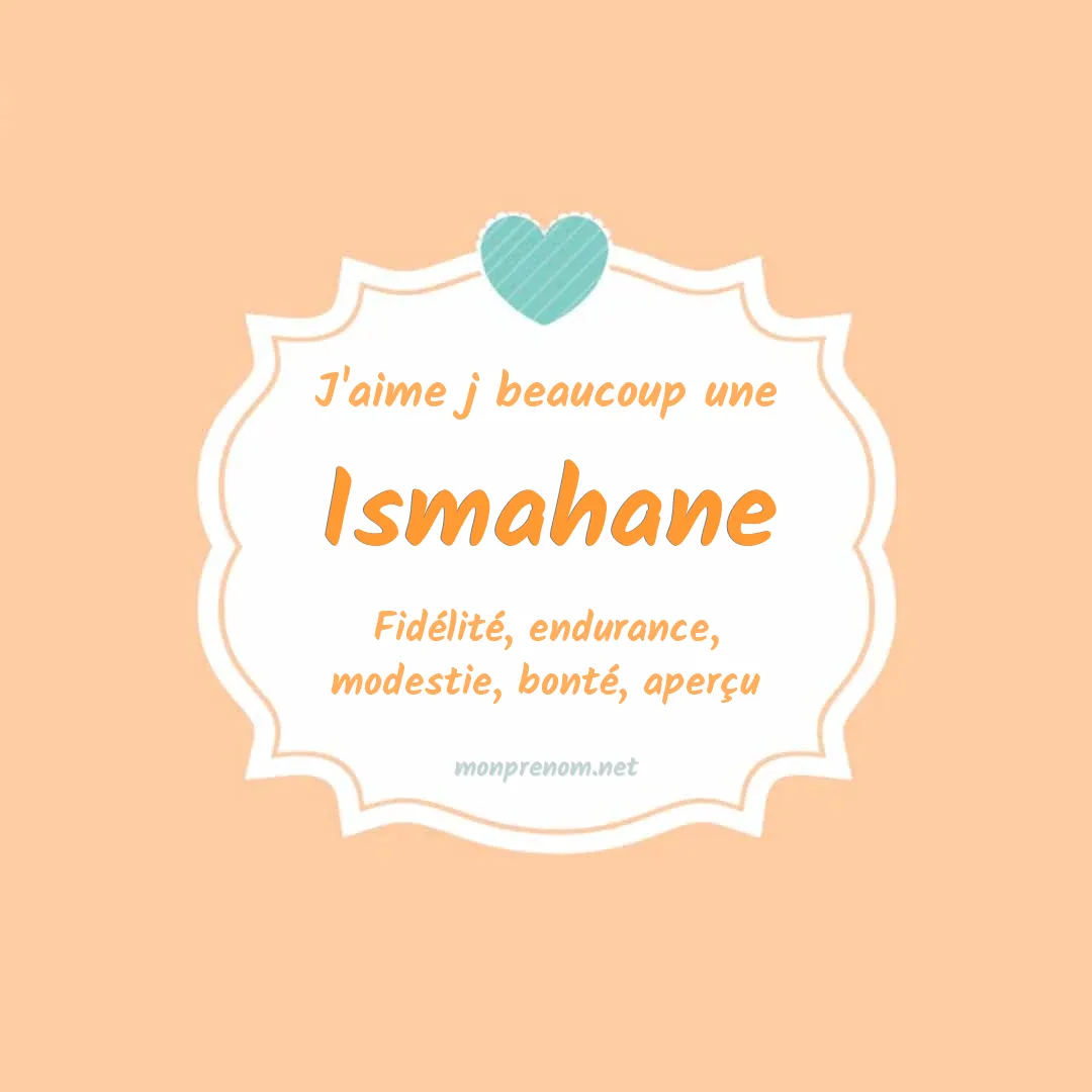 J'aime beaucoup Ismahane