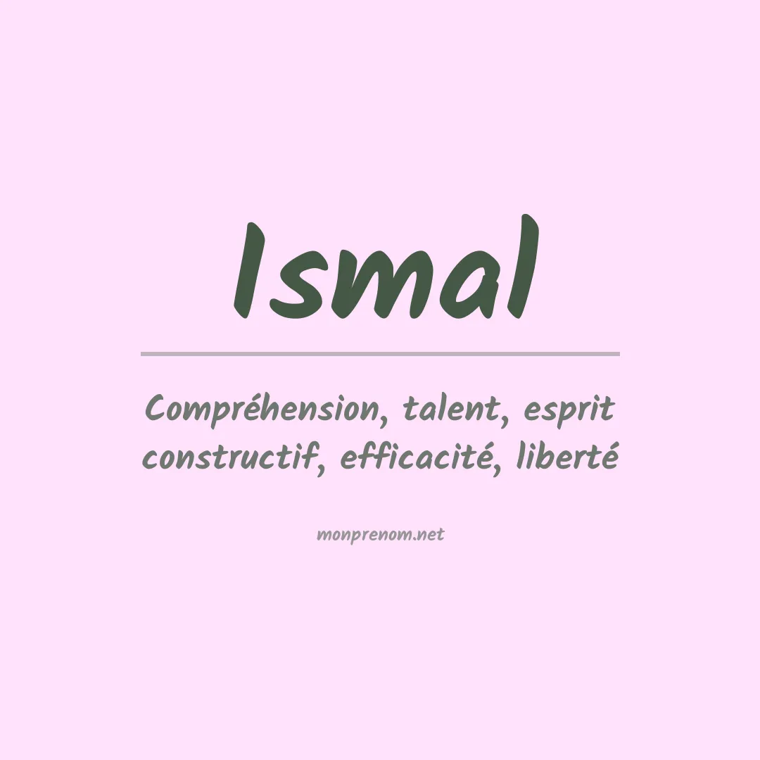 Prénom Ismal