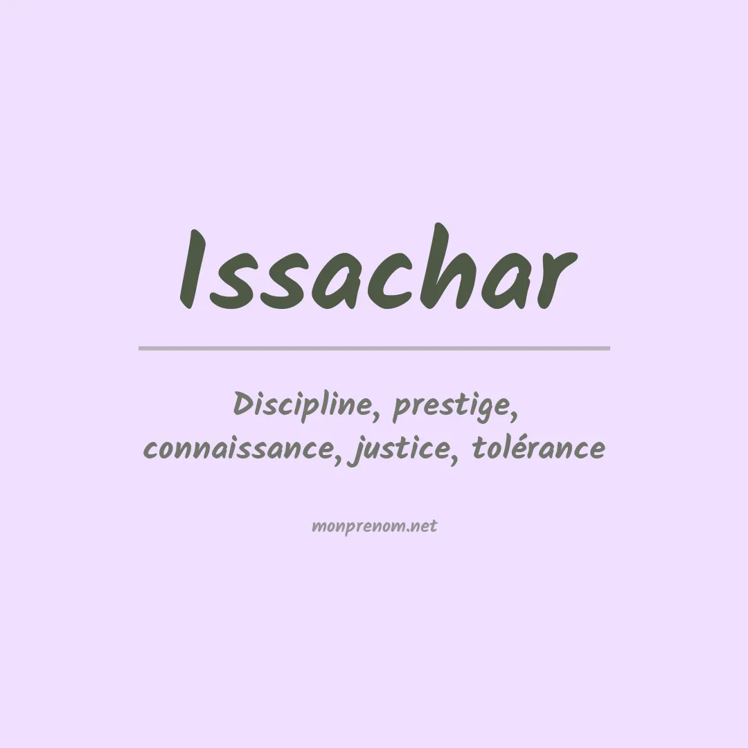 Signification du prénom Issachar