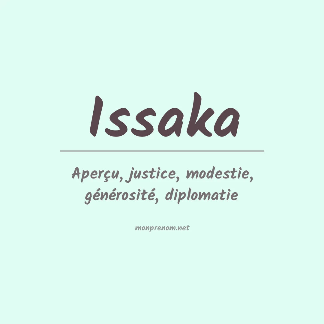 Prénom Issaka