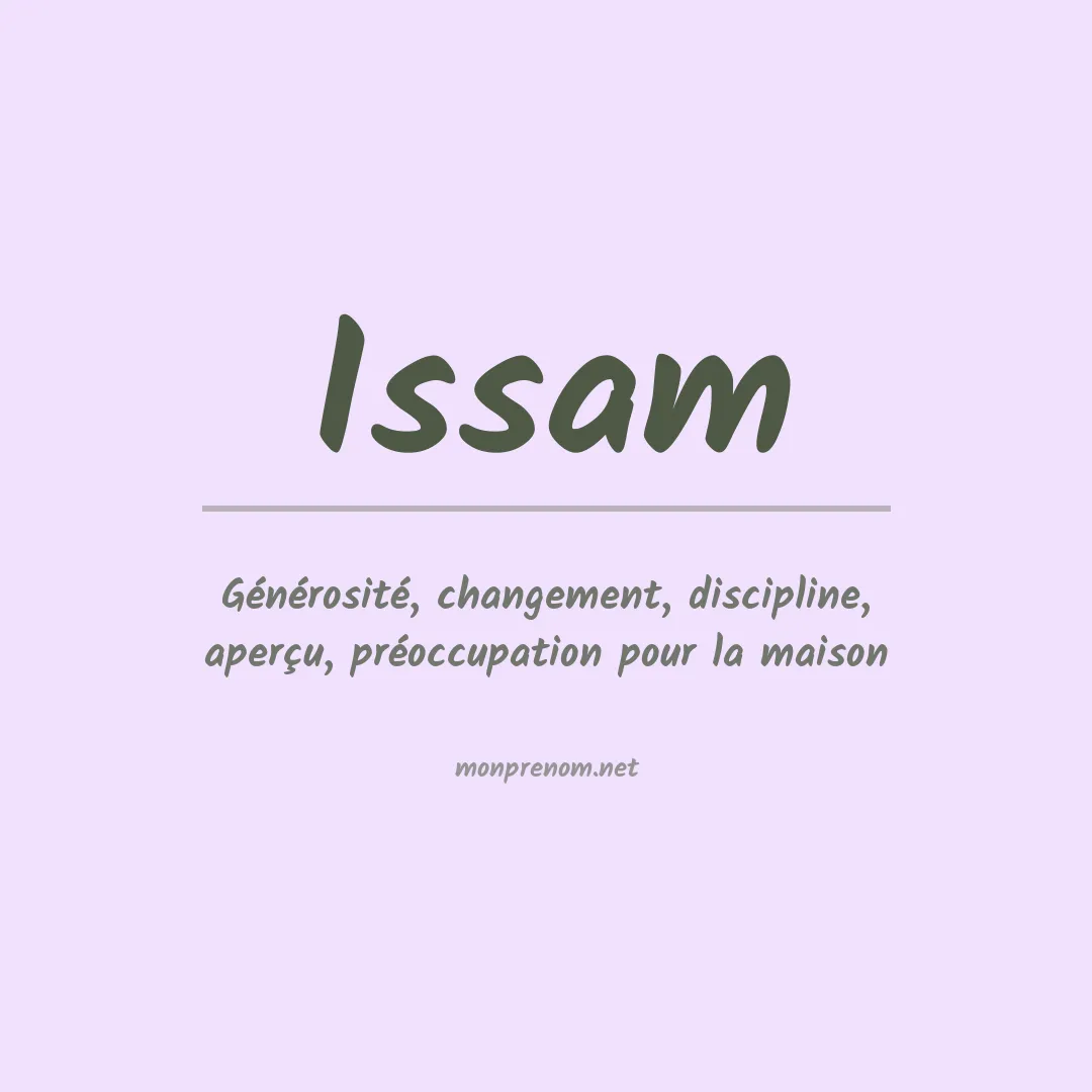 Prénom Issam