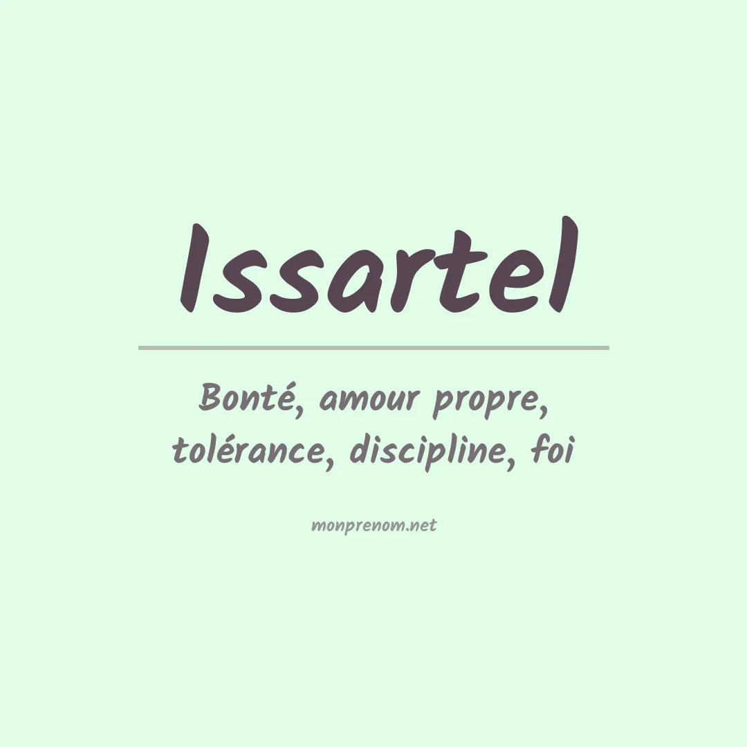Signification du prénom Issartel
