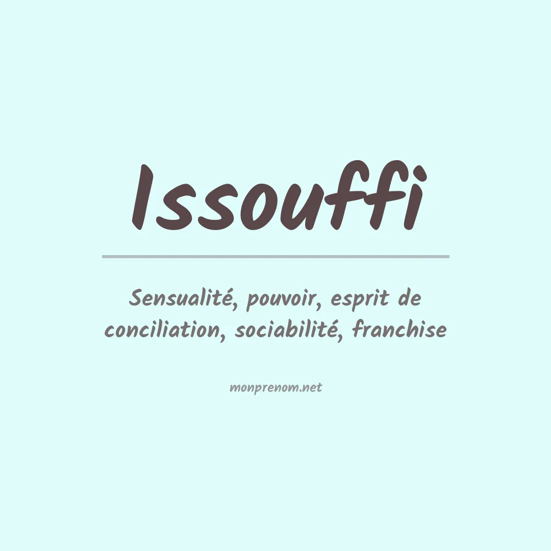Prénom Issouffi