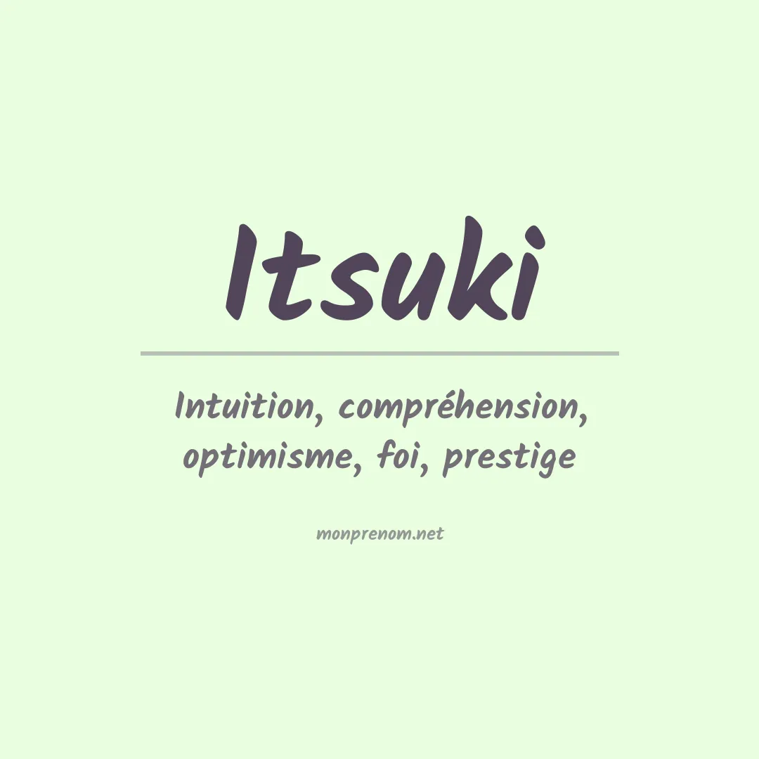 Prénom Itsuki