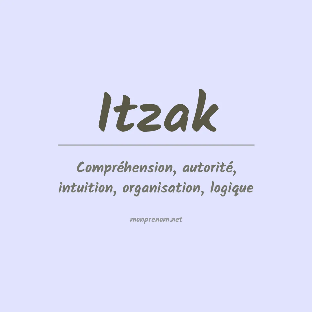 Signification du prénom Itzak