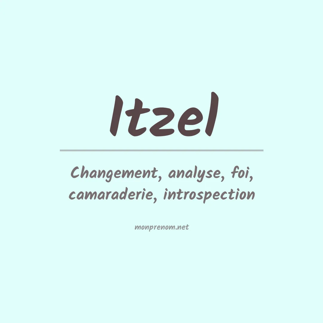 Prénom Itzel