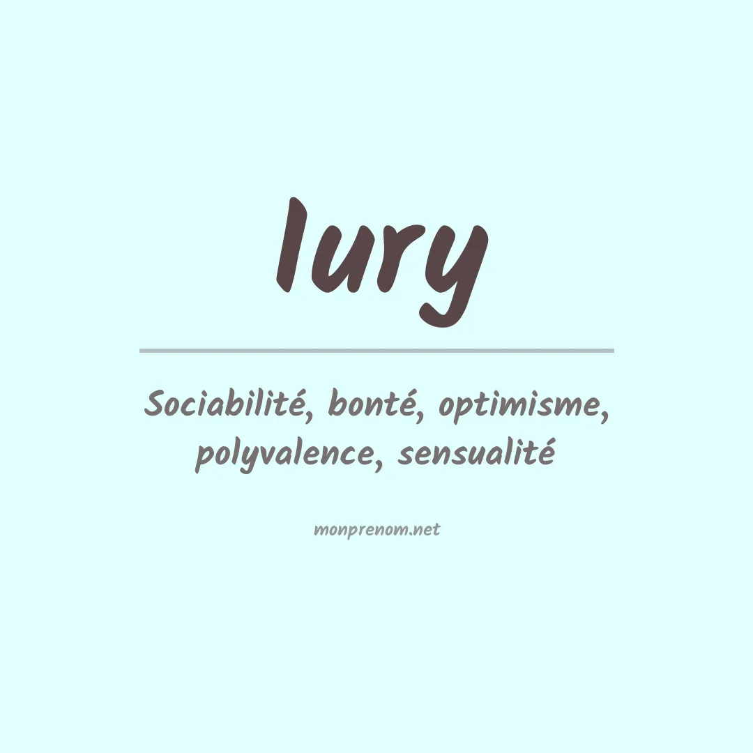 Prénom Iury