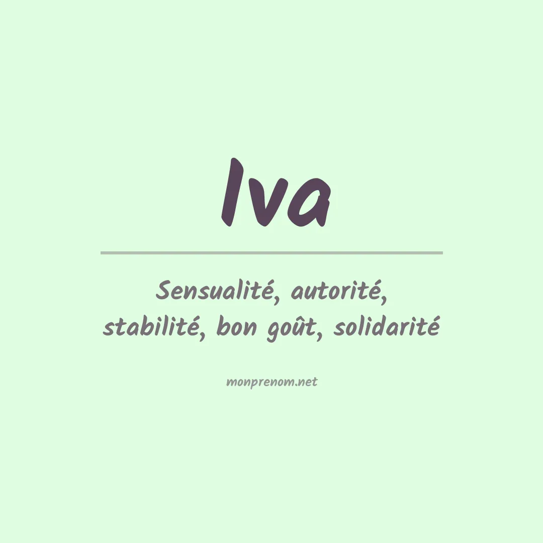 Prénom Iva