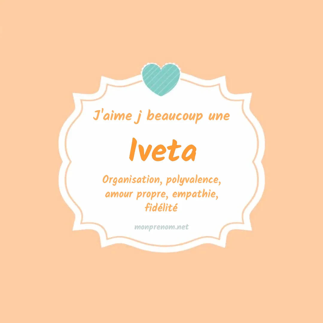 J'aime beaucoup Iveta