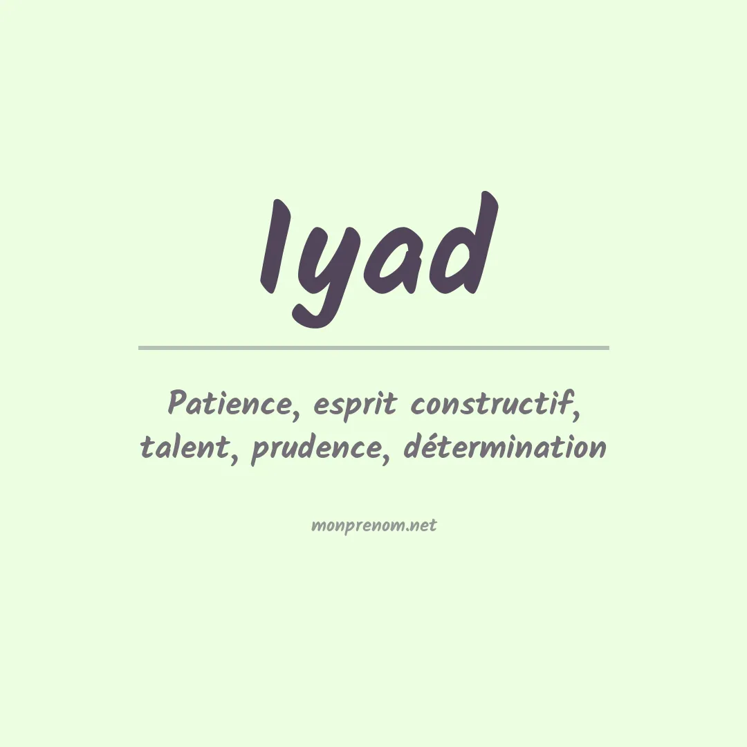 Prénom Iyad
