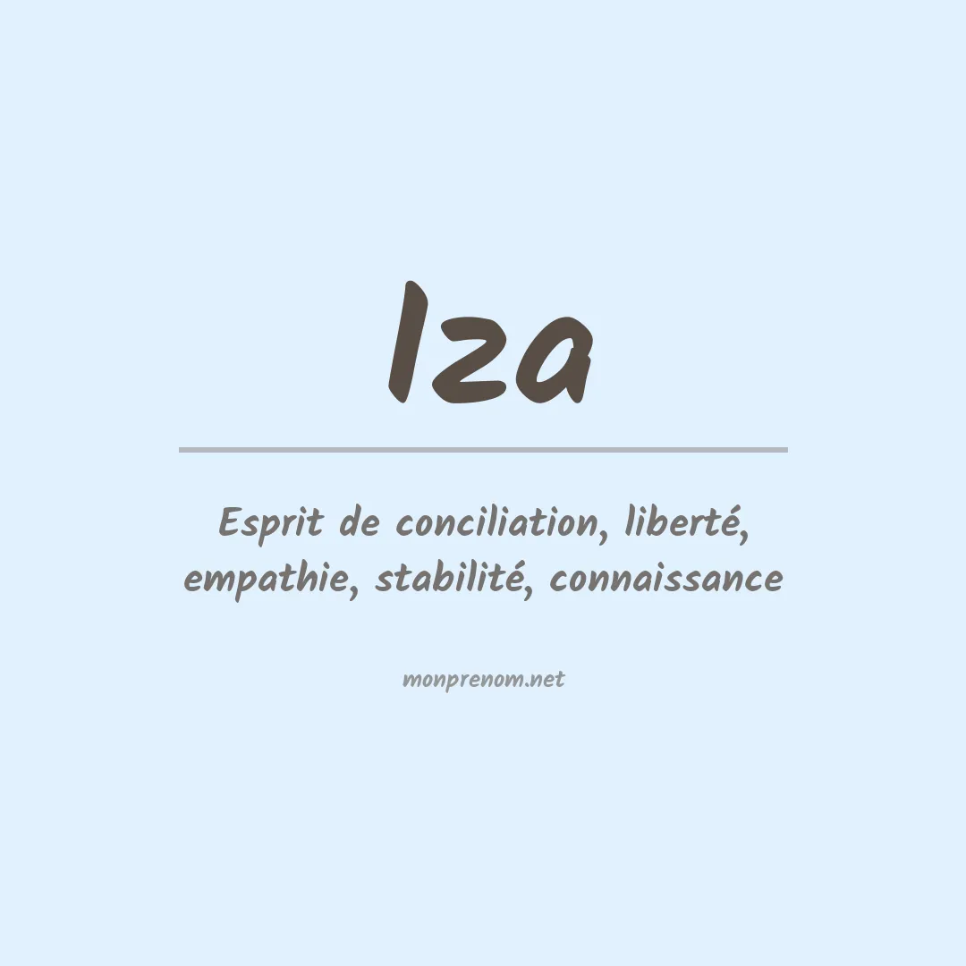 Prénom Iza