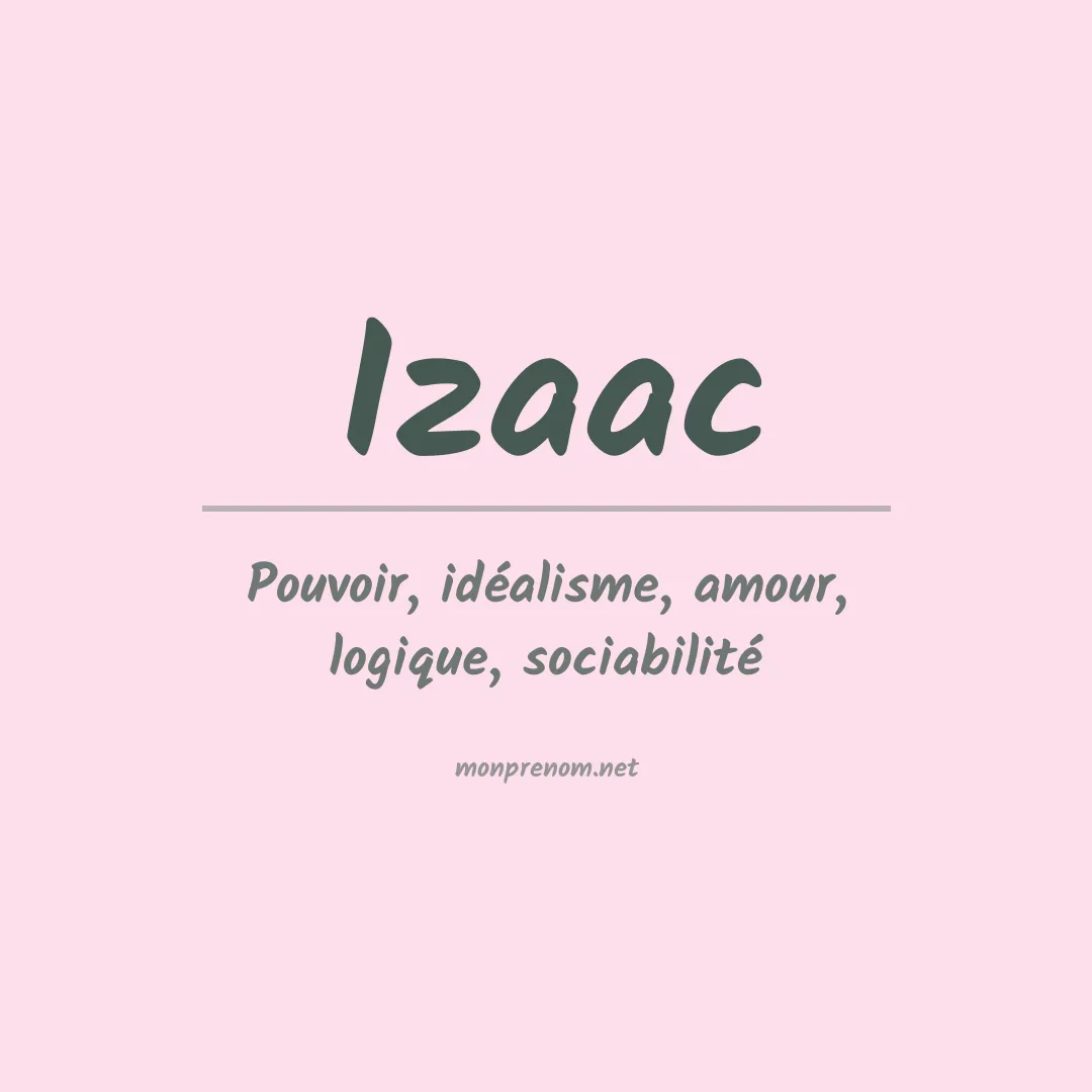 Prénom Izaac