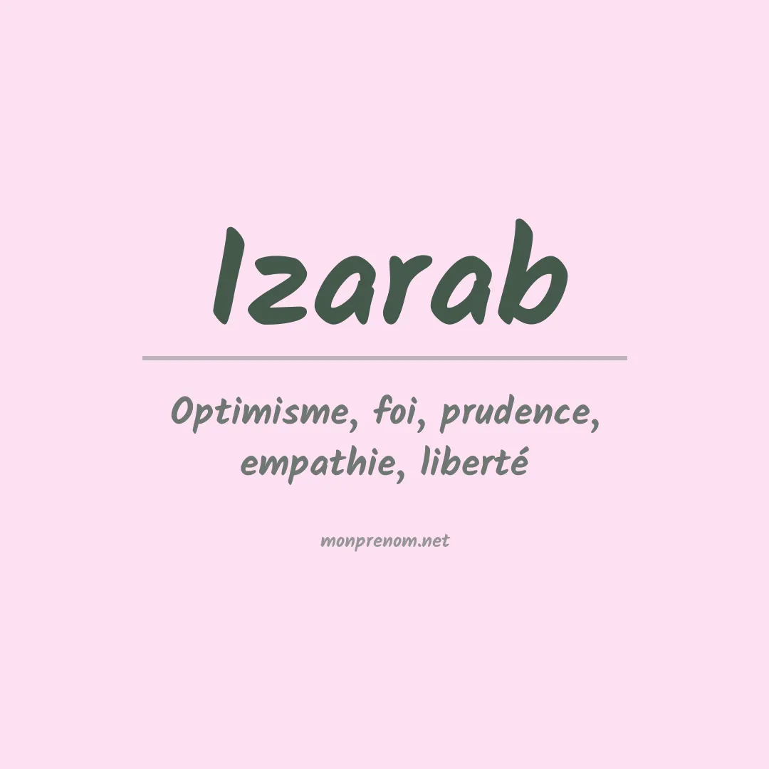 Prénom Izarab