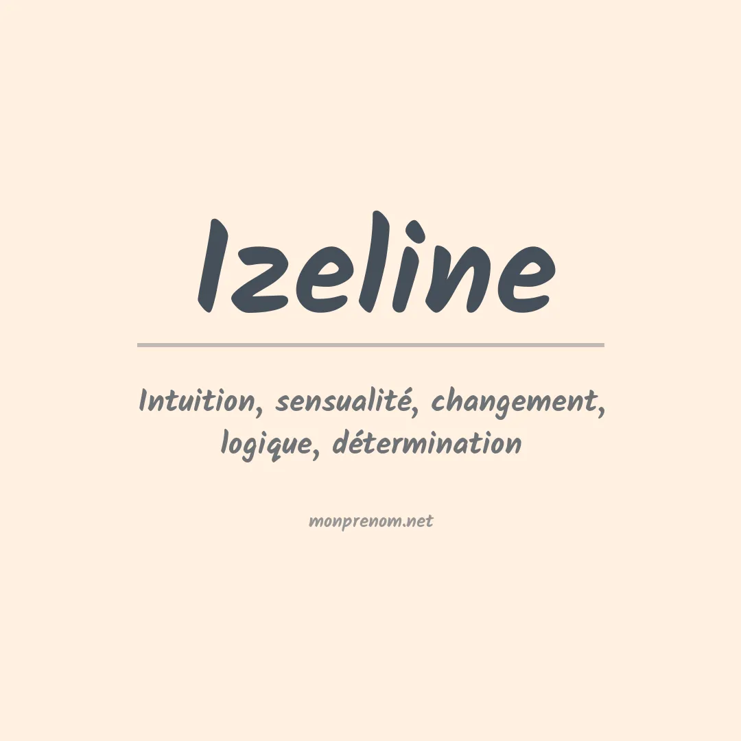Prénom Izeline