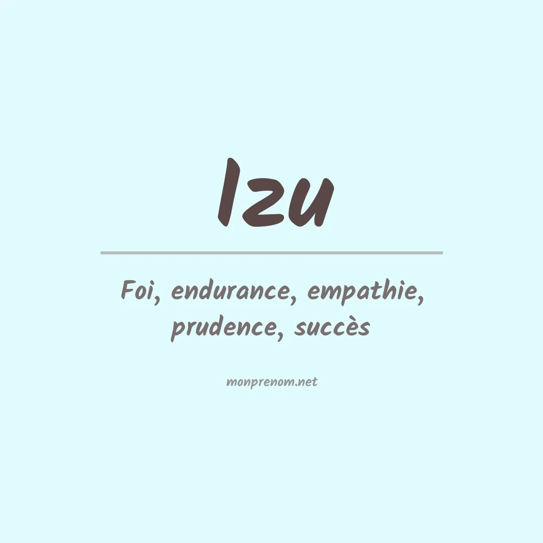 Prénom Izu