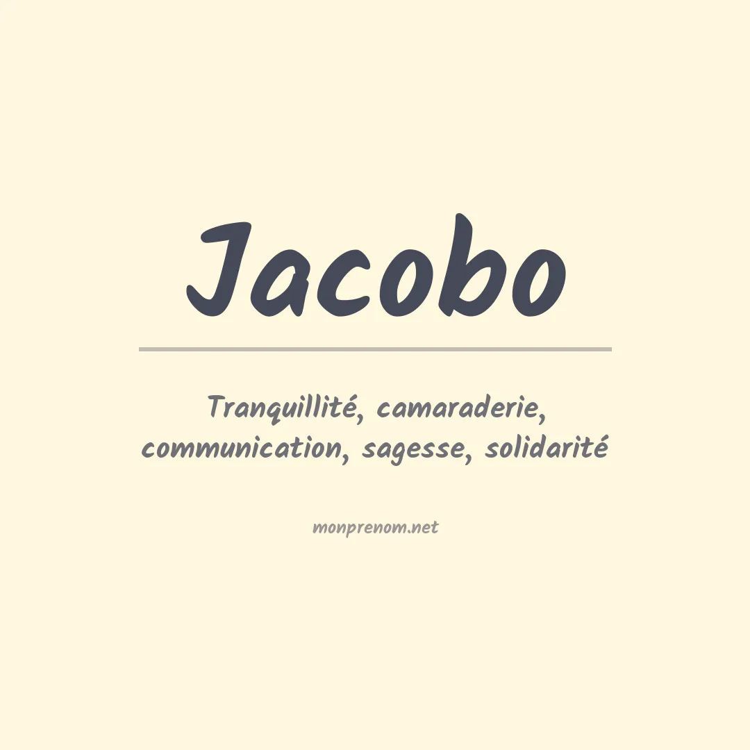 Prénom Jacobo