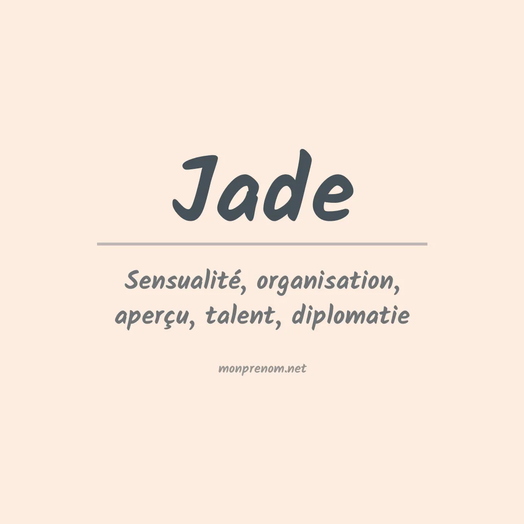 Prénom Jade