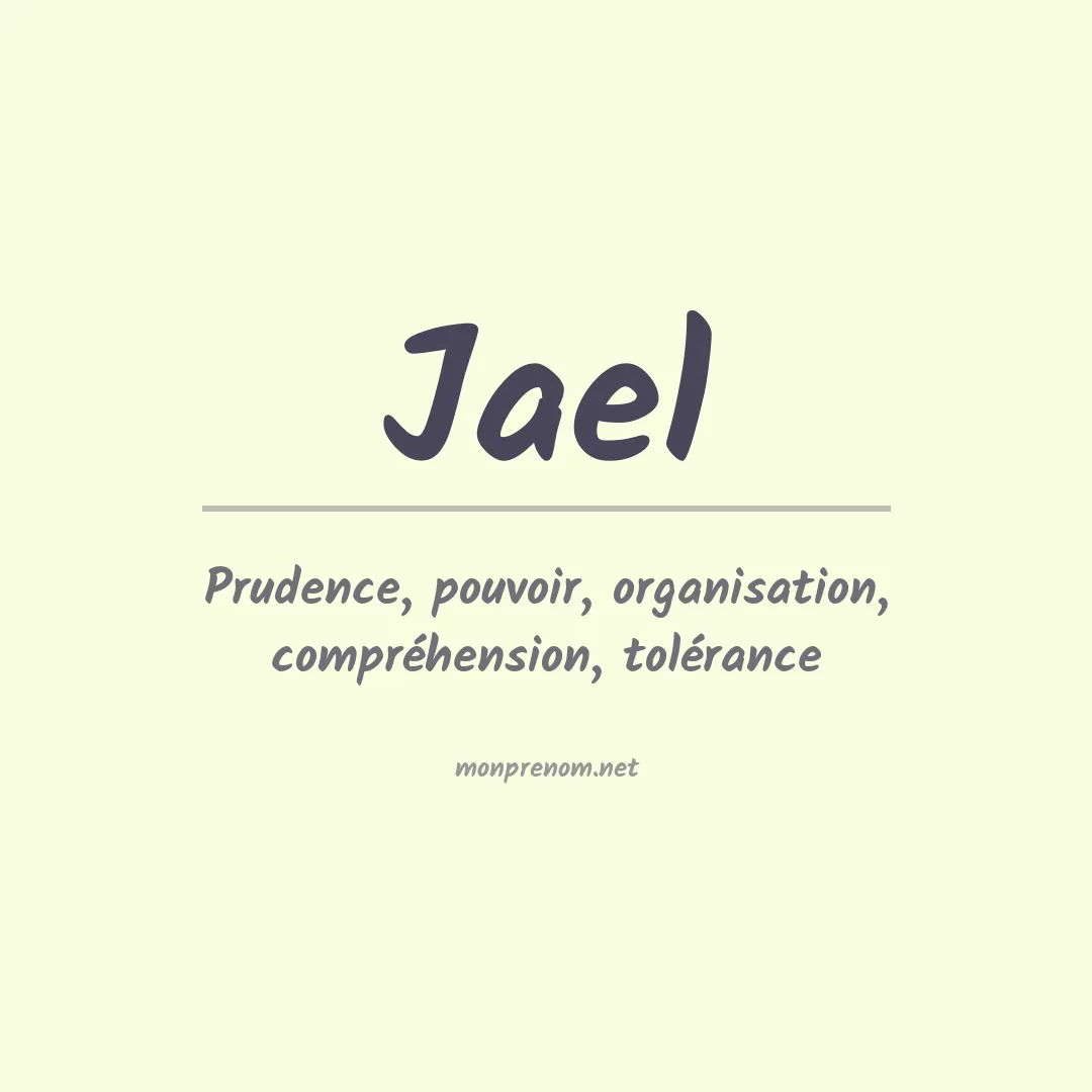 Signification du prénom Jael