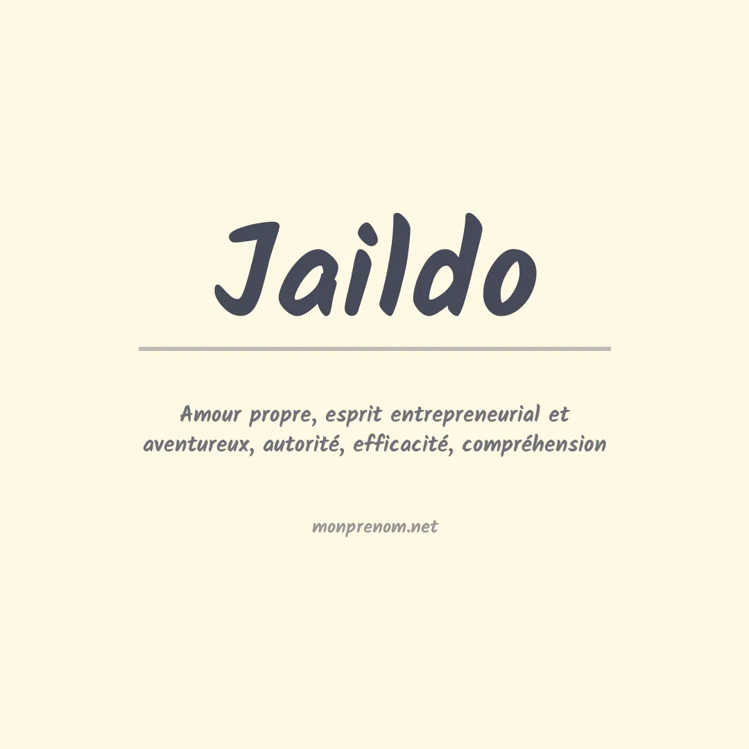 Prénom Jaildo