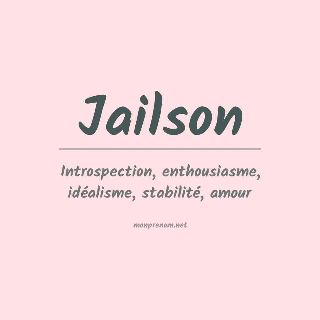 Prénom Jailson