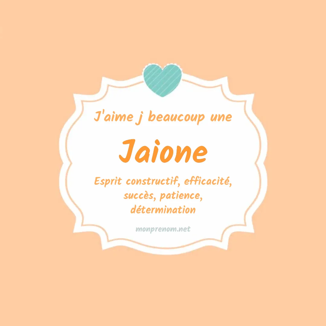 J'aime beaucoup Jaione