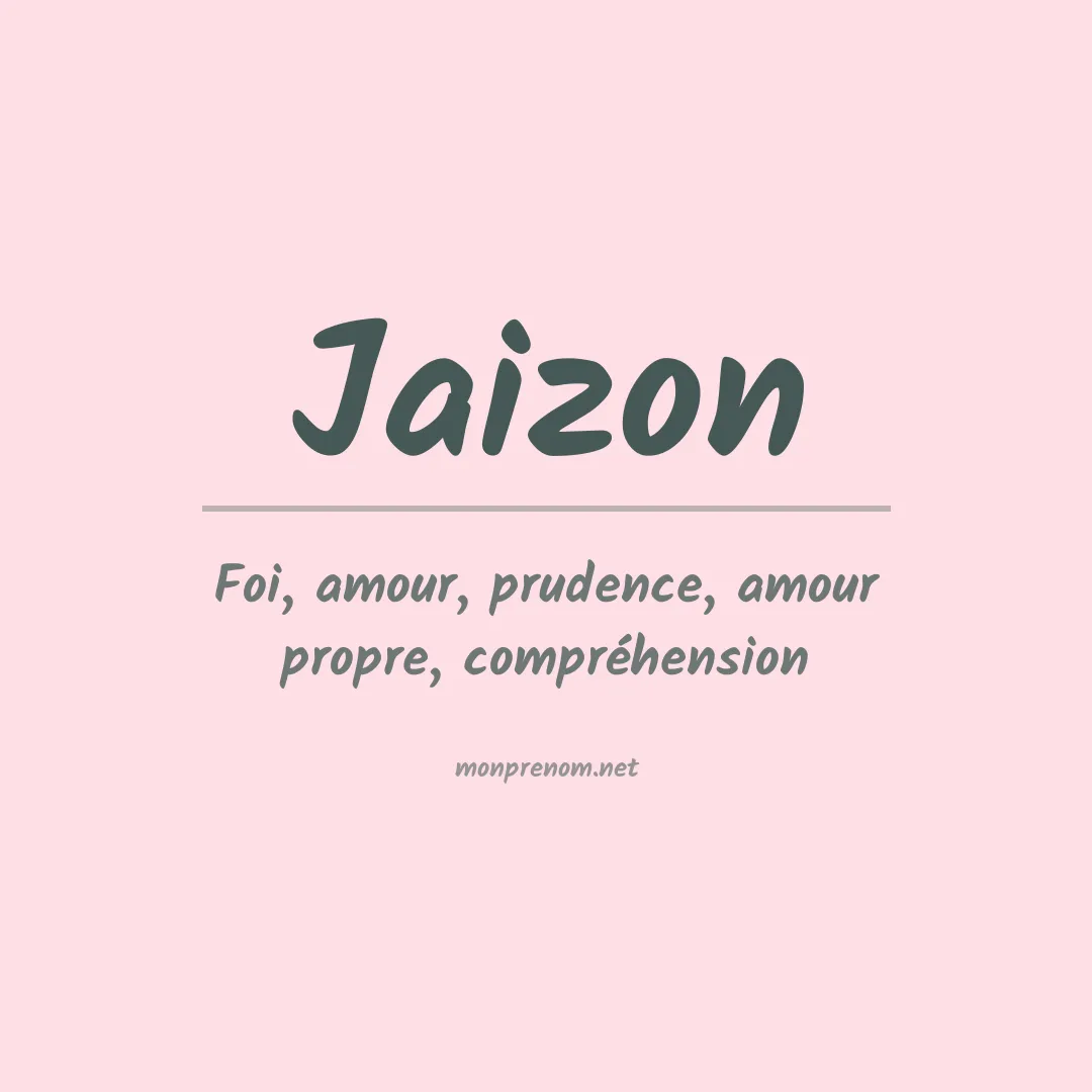 Prénom Jaizon