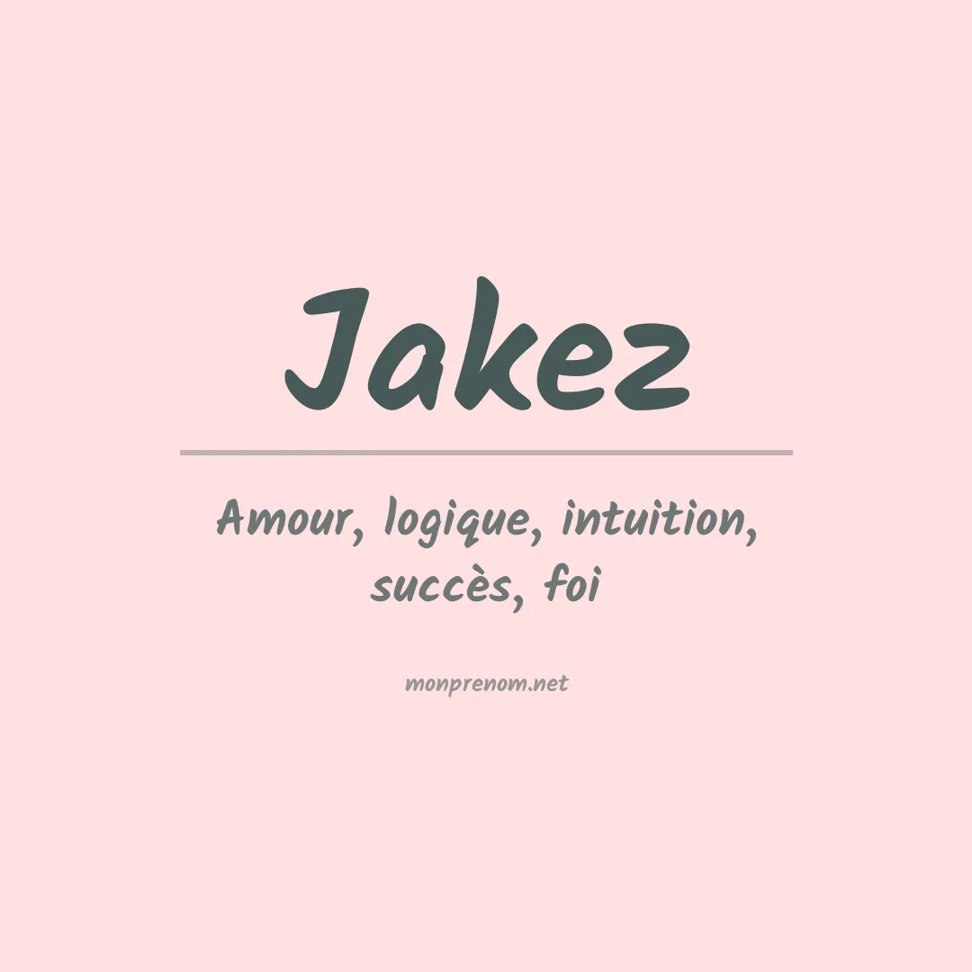 Prénom Jakez