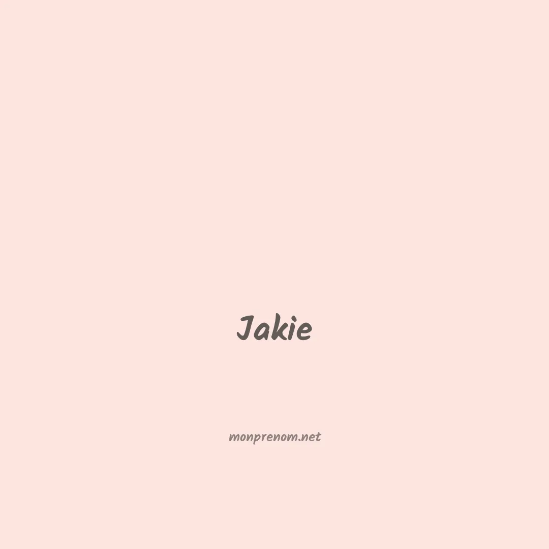 Jakie en chinois