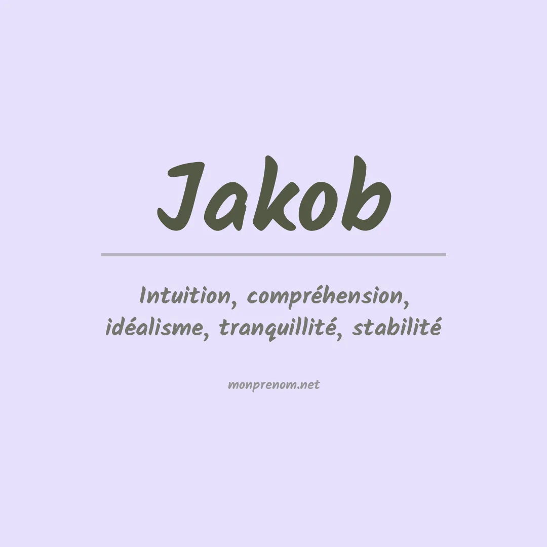 Prénom Jakob