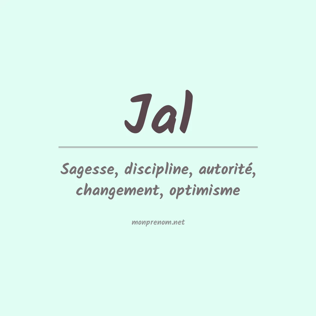 Prénom Jal